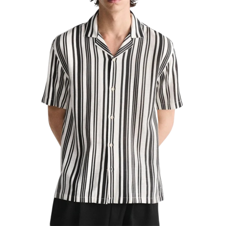 Men's Striped Linen Shirt HARTTMAN HT359