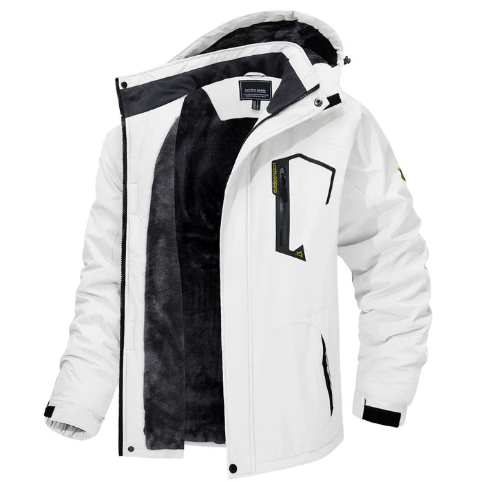 Men's Lined Winter Jacket HARTTMAN HT113, Protects Down to -30°C in White