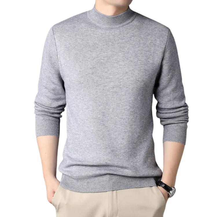 Men's High Neck Wool Sweater HARTTMAN HT180