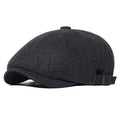 Men's Italian Flat Cap HARTTMAN HT025 in Black