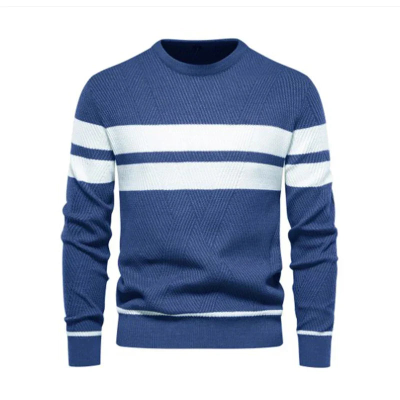 Men's Wool Sweater HARTTMAN HT176 in Dark Blue