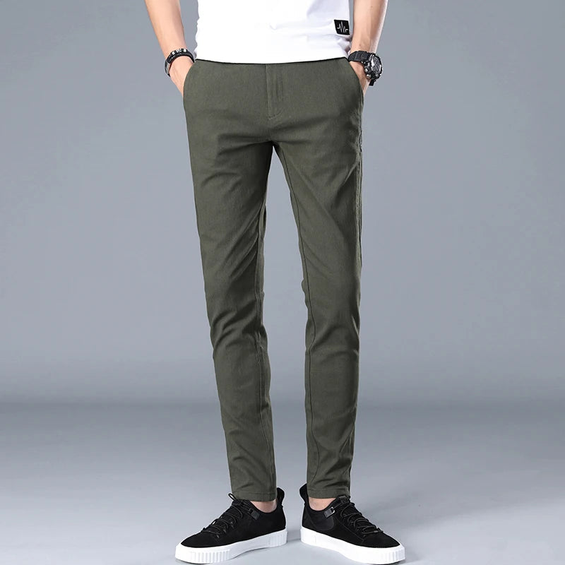 Men's Casual Trousers HARTTMAN HT049 in Military Green
