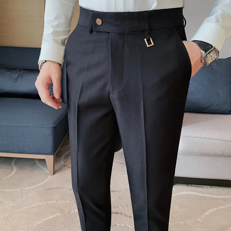 Men's Tailored Trousers HARTTMAN HT201 in Black