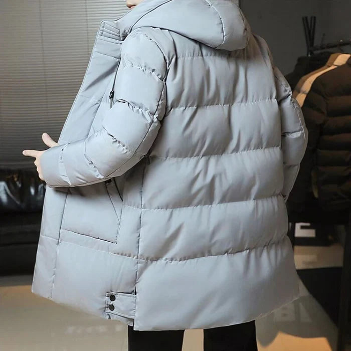 Men's Wool Puffer Overcoat HARTTMAN HT215