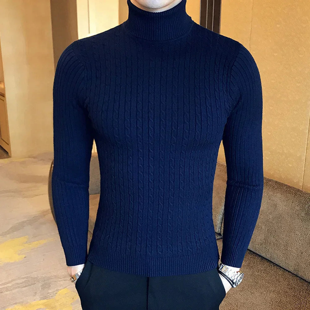 Men's High Neck Pullover Sweater HARTTMAN HT177