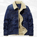 Men's Quilted Denim Jacket HARTTMAN HT137 in Light Blue