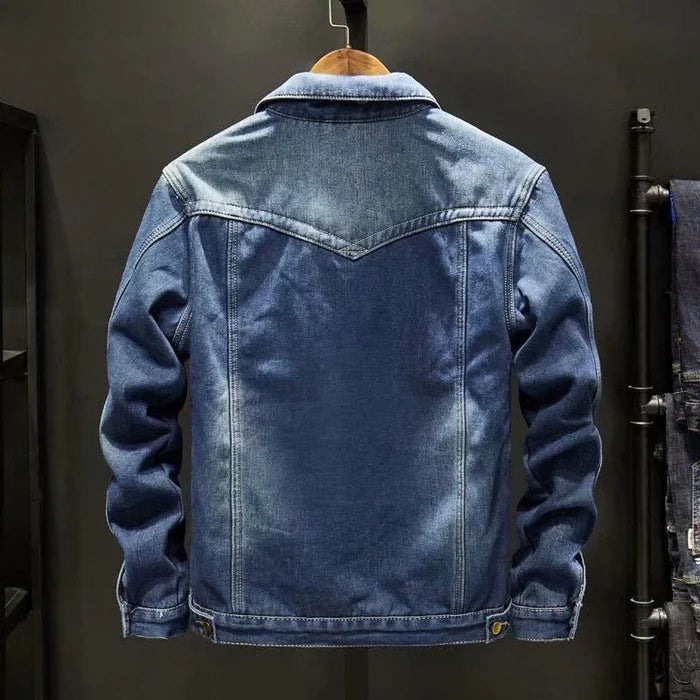 Men's Quilted Denim Jacket HARTTMAN HT094
