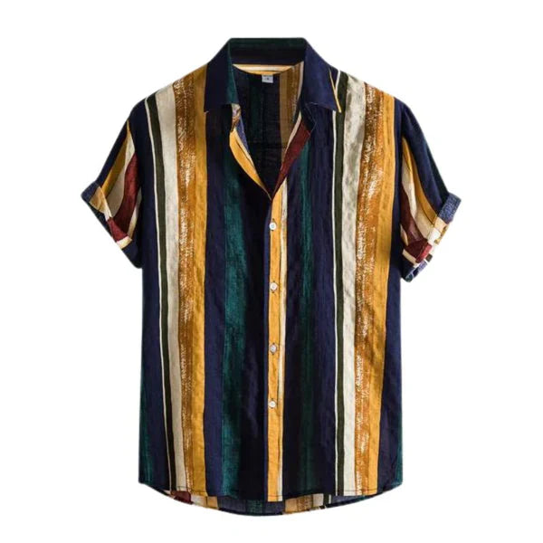 Short Sleeve Shirt HARTTMAN HT087 in Striped