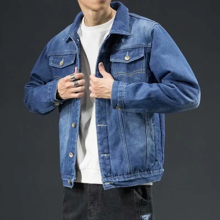 Men's Quilted Denim Jacket HARTTMAN HT094