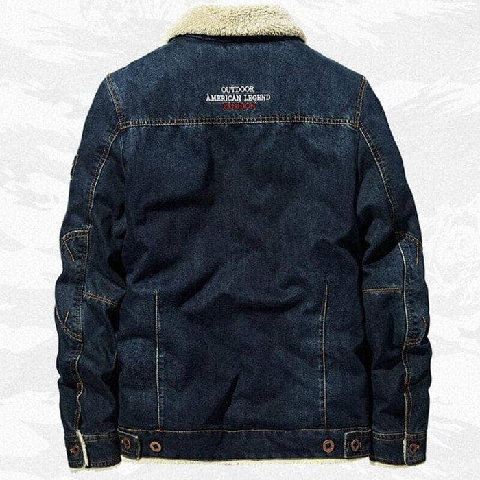 Men's Quilted Denim Jacket HARTTMAN HT137