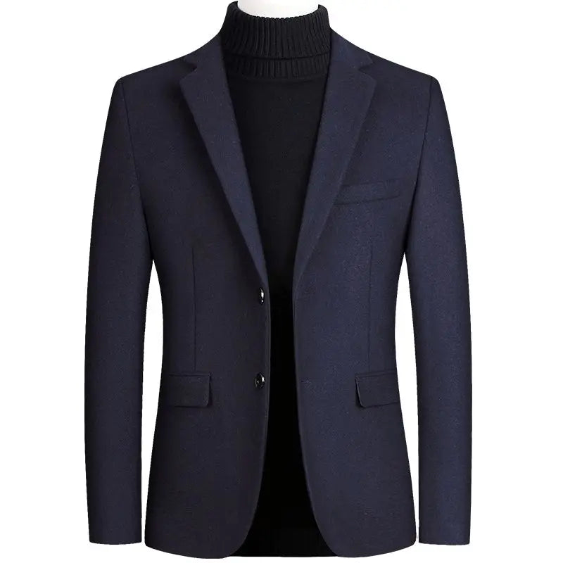 Men's Slim Fit Blazer HARTTMAN HT351 in Blue