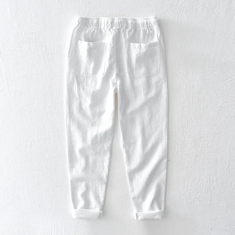 Men's Linen Trousers HARTTMAN HT377