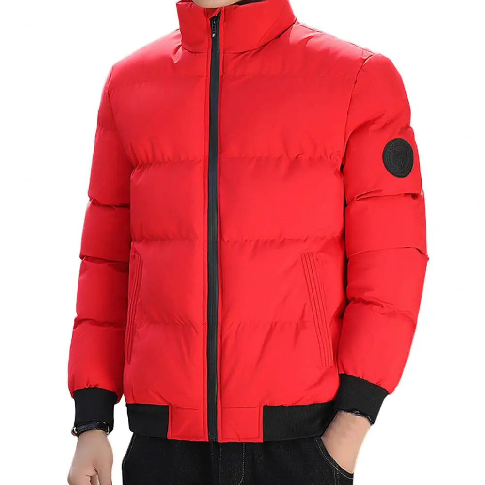 Men's Quilted Puffer Jacket HARTTMAN HT252 in Red