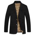 Men's Cotton Blazer HARTTMAN HT354 in Black