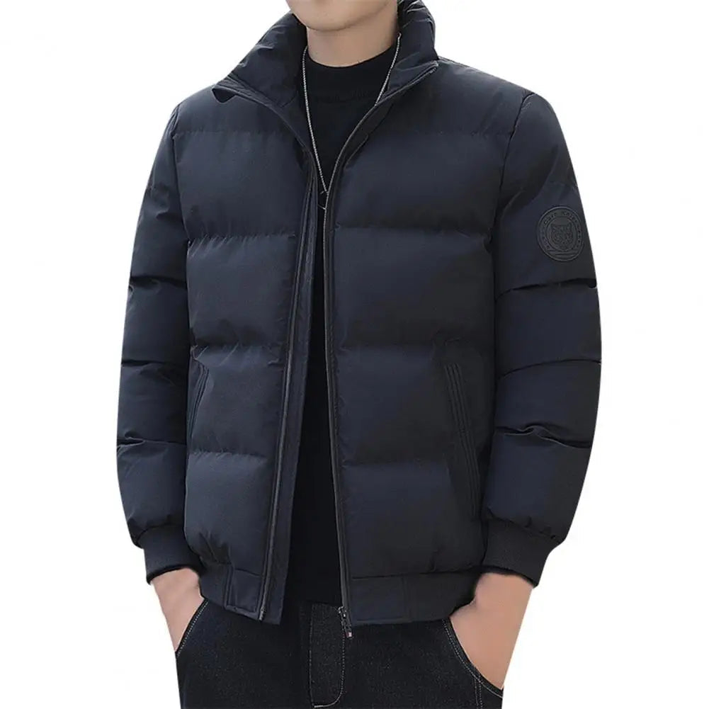 Men's Quilted Puffer Jacket HARTTMAN HT252 in Black