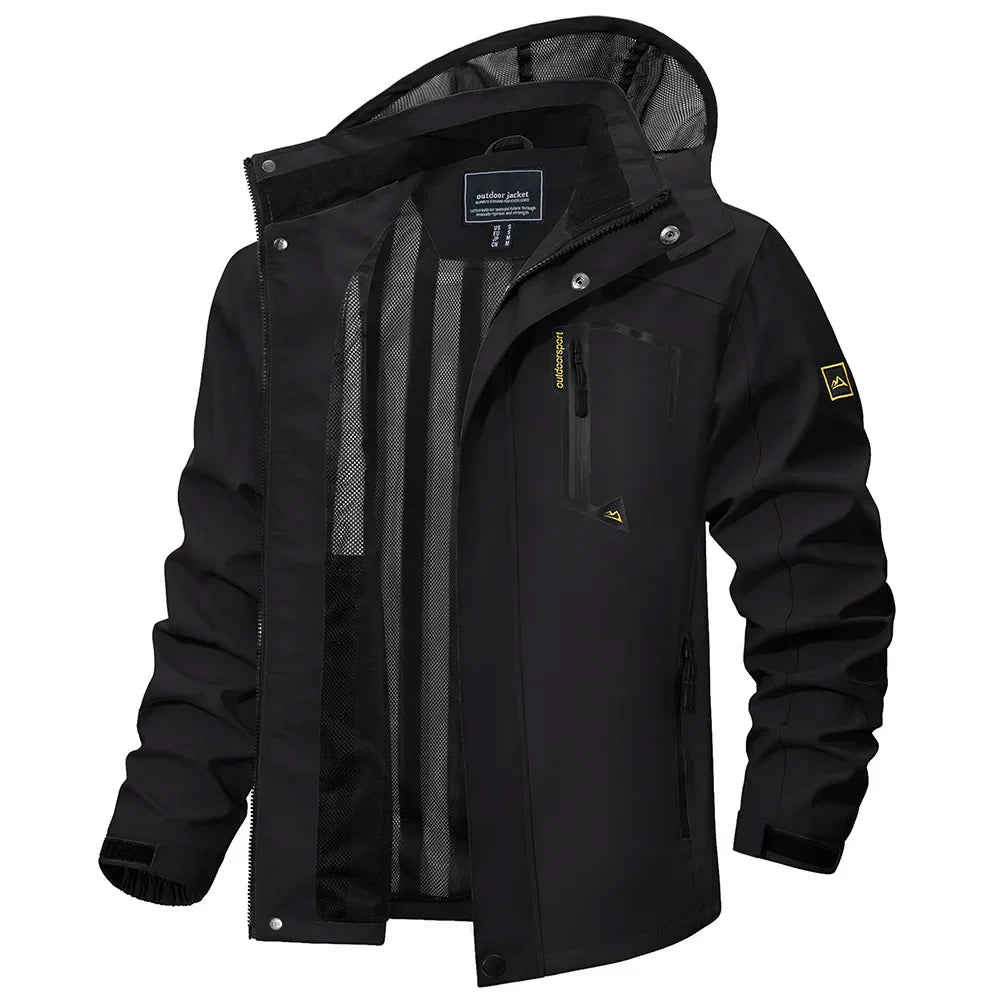 Men's Waterproof Jacket HARTTMAN HT038 in Black
