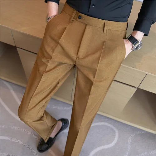 Men's Tailored Trousers HARTTMAN HT197 in Khaki