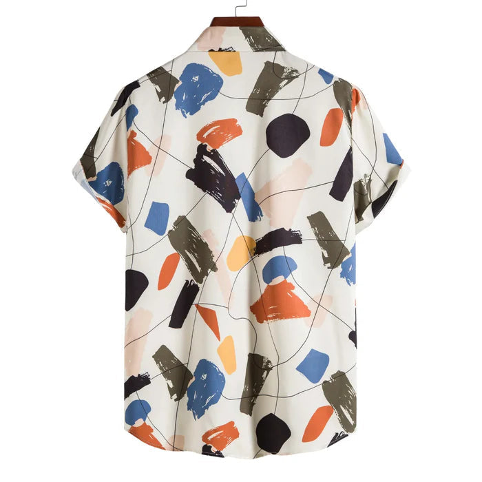 Men's Striped Cotton Shirt HARTTMAN HT090