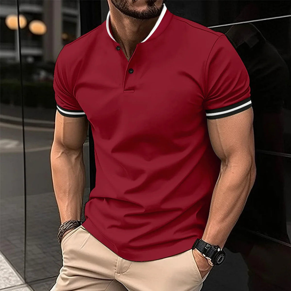Men's Cotton Polo Shirt HARTTMAN HT106 in Red