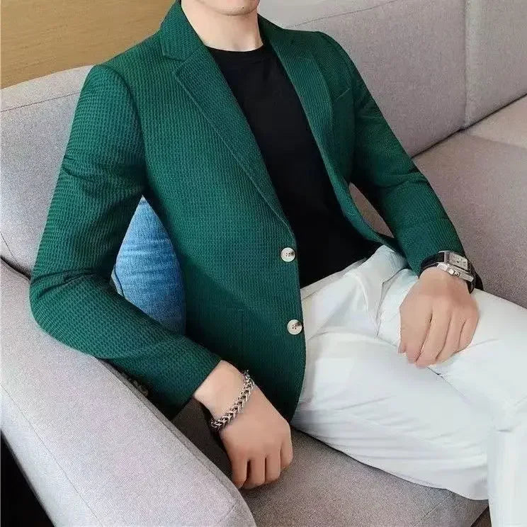 Men's Blazer HARTTMAN HT011 in Green