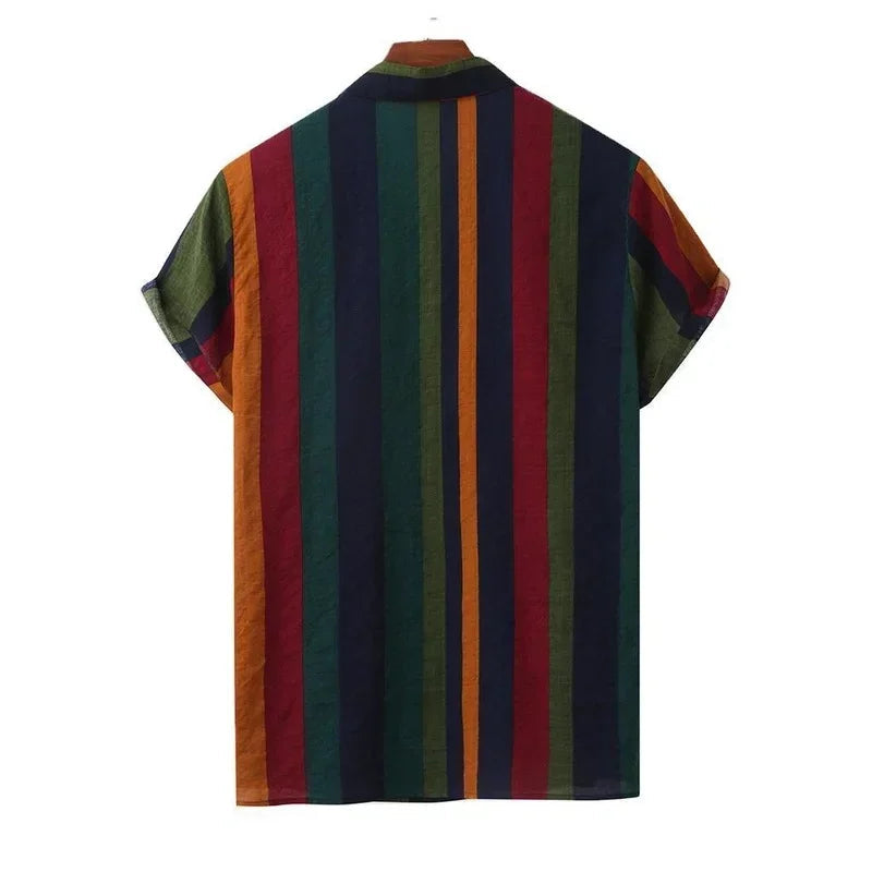 Men's Short Sleeve Button Up Shirt HARTTMAN HT081