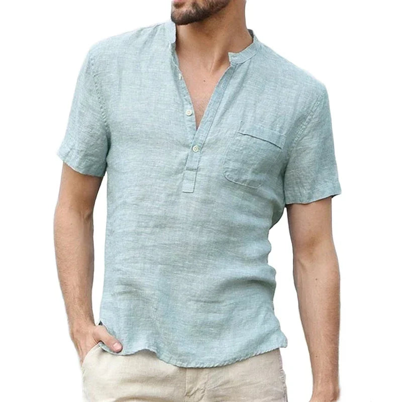Men's Shirt HARTTMAN HT073 in Light Blue
