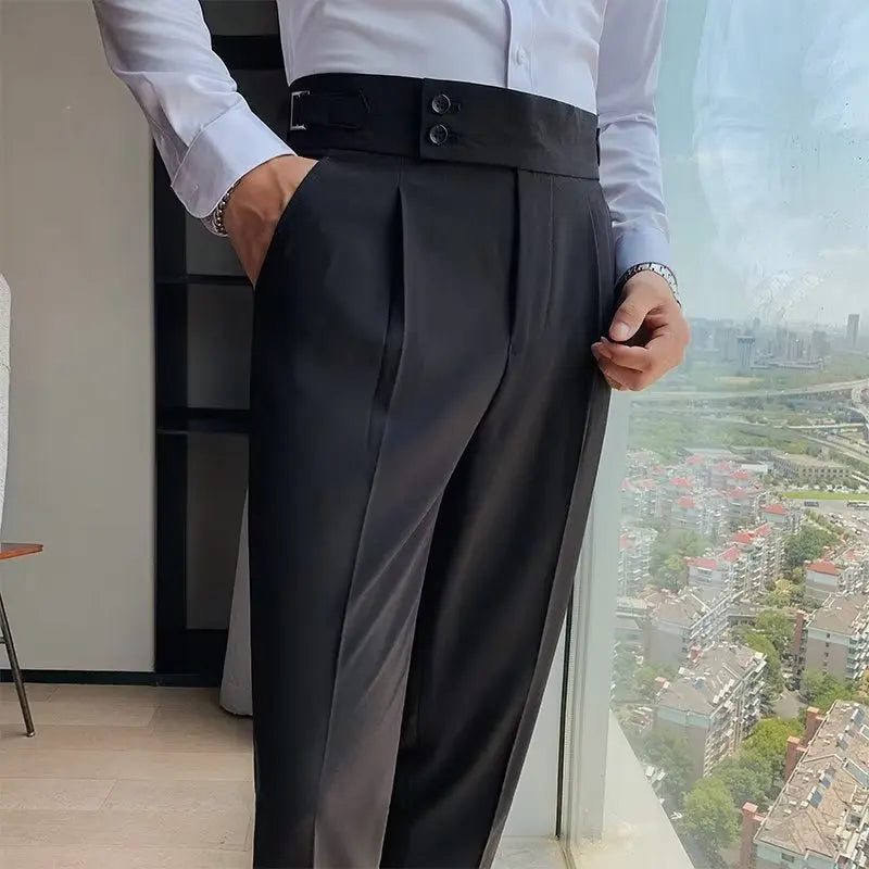Men's Tailored Trousers HARTTMAN HT200 in Black