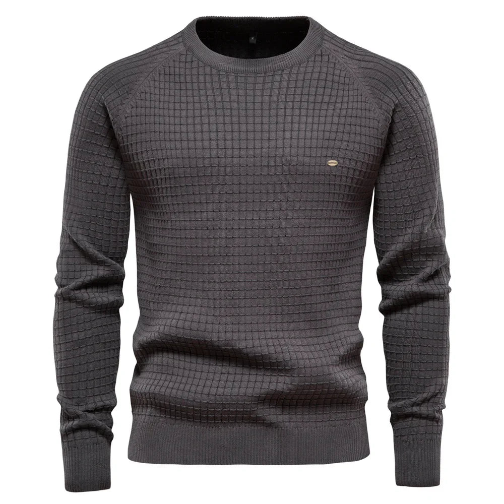 Men's Wool Sweater HARTTMAN HT171 in Grey