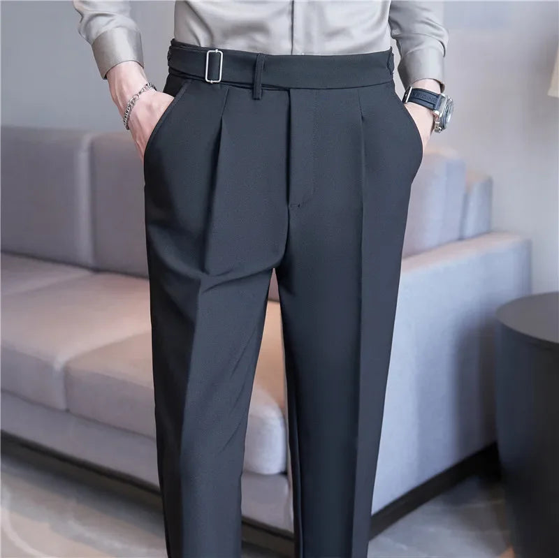 Men's Tailored Trousers HARTTMAN HT196 in Black