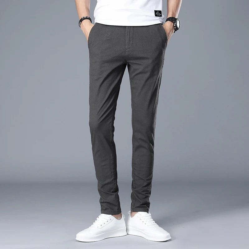Men's Casual Trousers HARTTMAN HT049 in Dark Grey