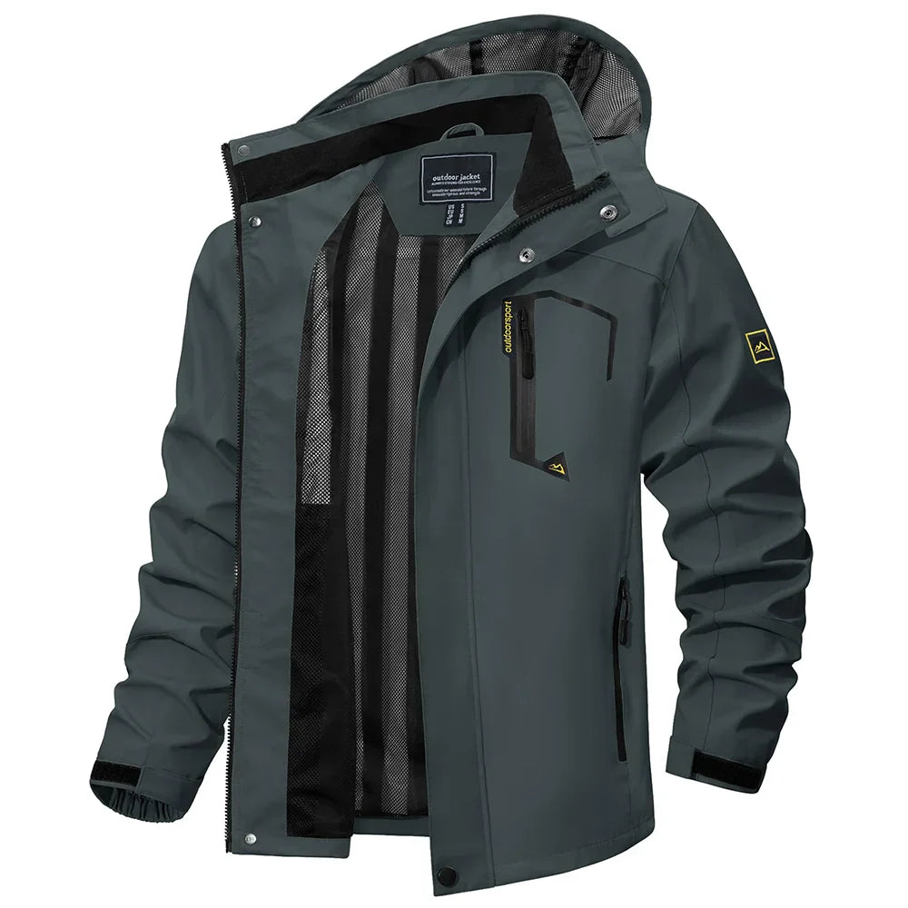 Men's Waterproof Jacket HARTTMAN HT038 in Grey