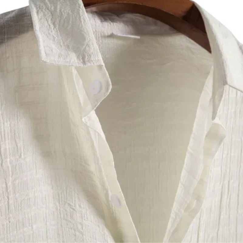 Short Sleeve Linen Shirt HARTTMAN HT324