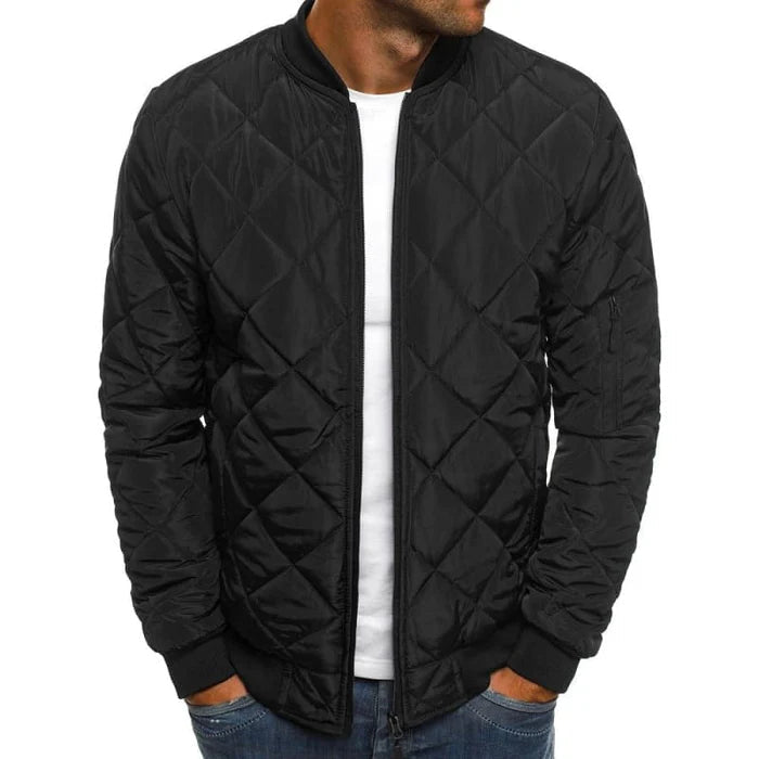 Men's Lined Winter Jacket HARTTMAN HT111 in Black
