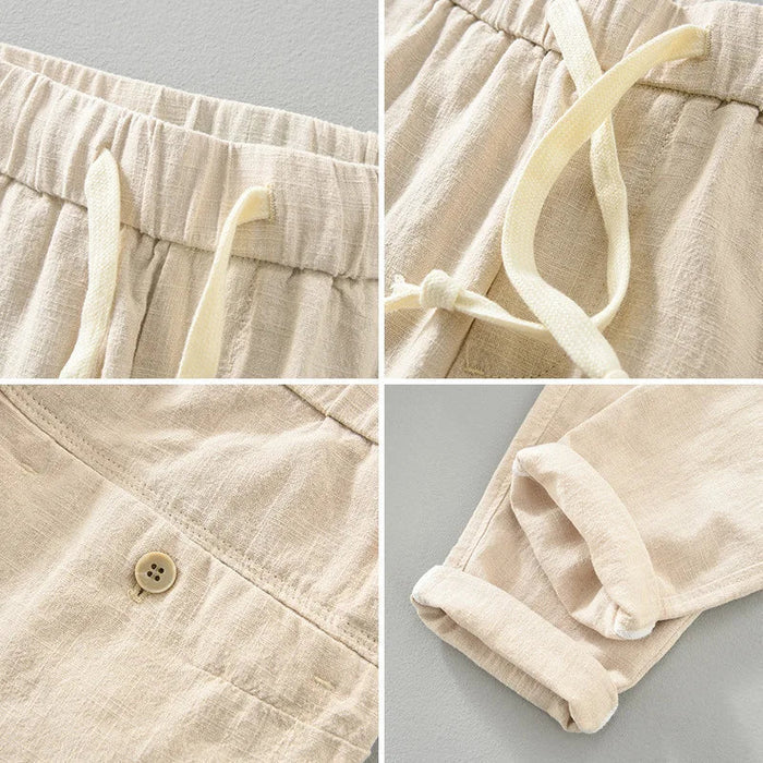 Men's Linen Trousers HARTTMAN HT323