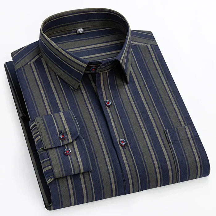 Men's Formal Shirt HARTTMAN HT154 in Green