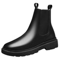 Men's Leather Chelsea Boots HARTTMAN HT032 in Black