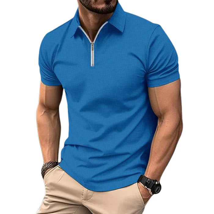 Men's Cotton Polo Shirt HARTTMAN HT104 in Blue