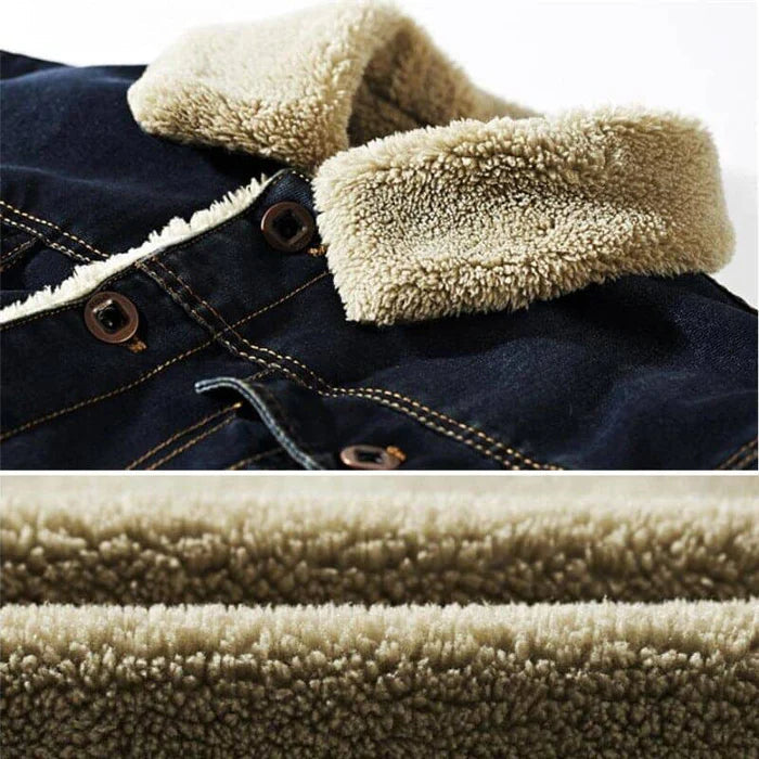 Men's Quilted Denim Jacket HARTTMAN HT137