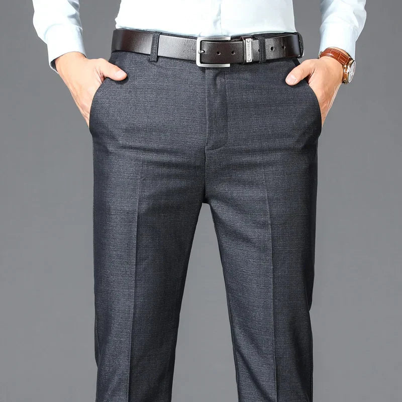 Men's Classic Executive Trousers HARTTMAN HT515 in Grey