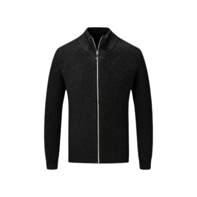 Men's Sweater with Zip HARTTMAN HT020 in Black