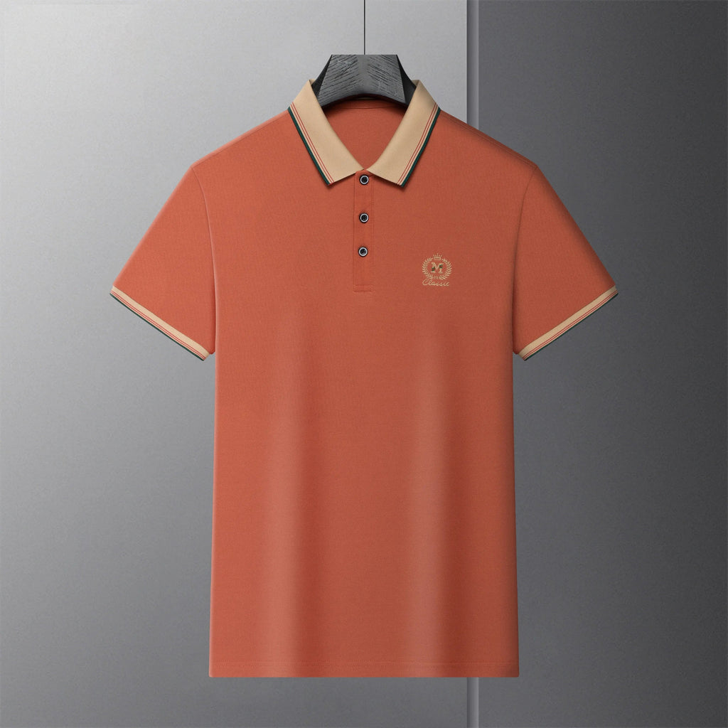 Men's Cotton Polo Shirt HARTTMAN HT107 in Orange