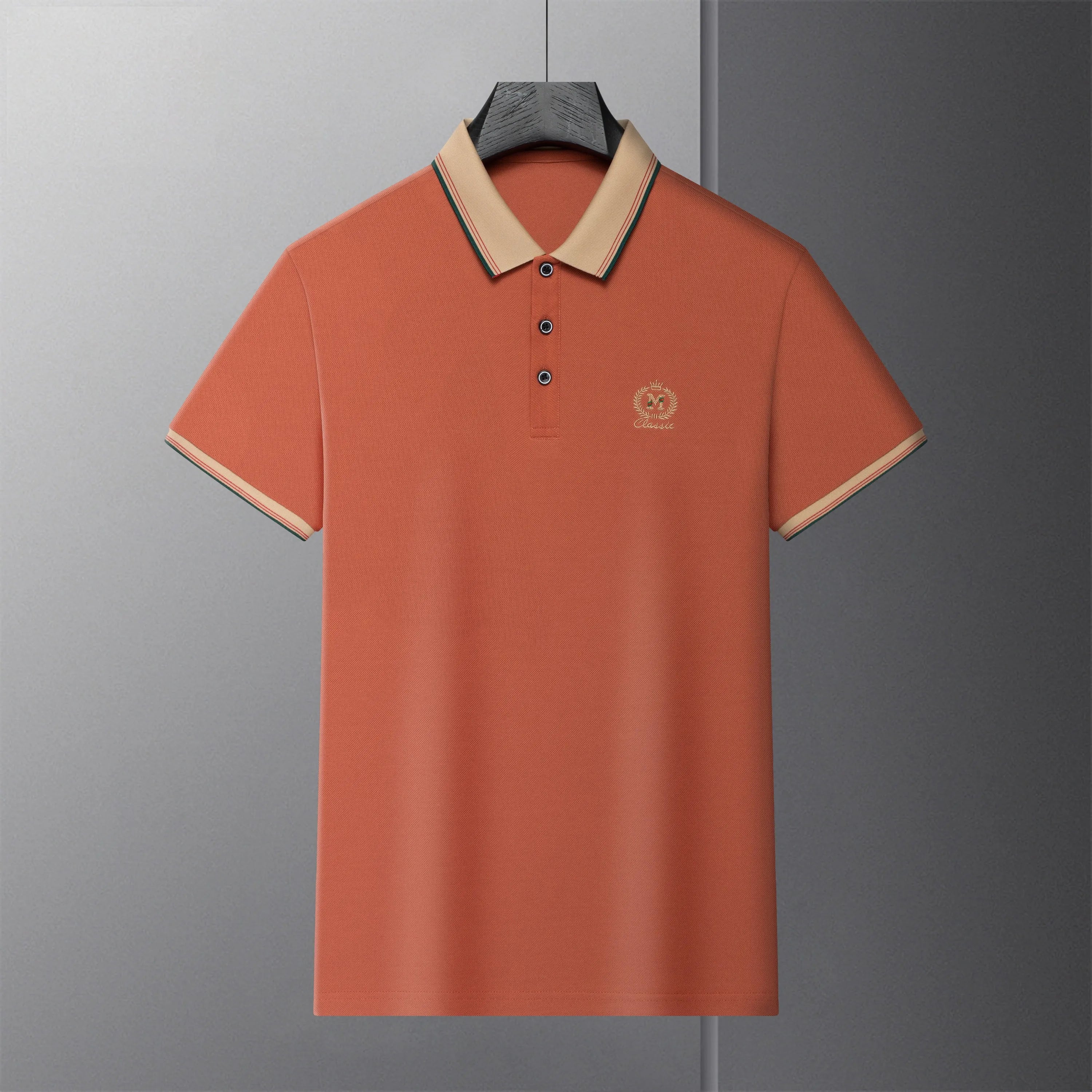 Men's Cotton Polo Shirt HARTTMAN HT107 in Orange