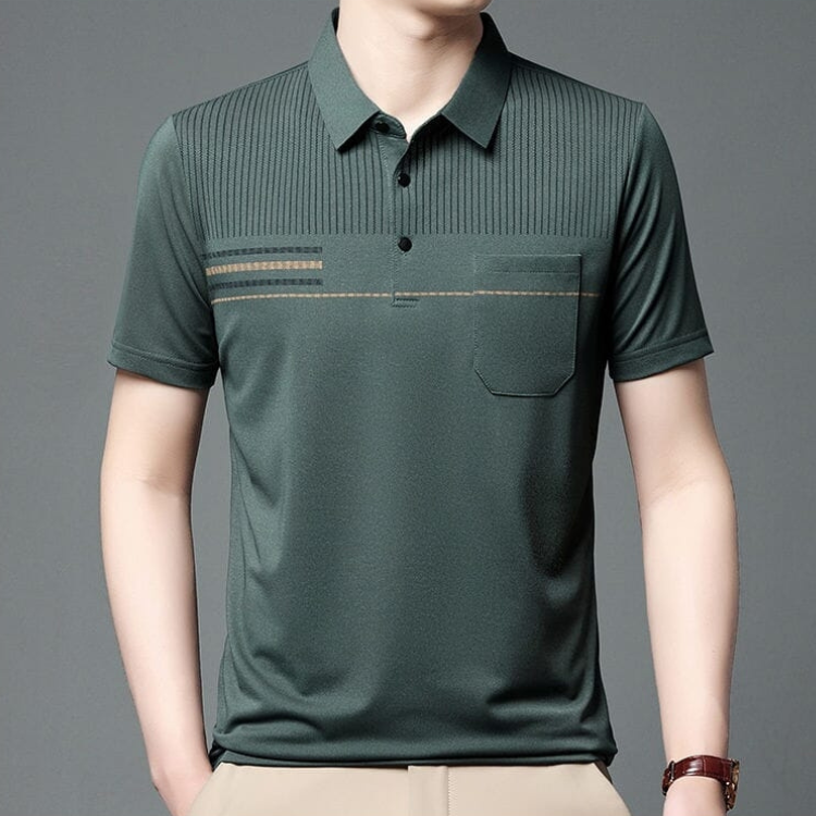 Men's Cotton Polo Shirt HARTTMAN HT236 in Green