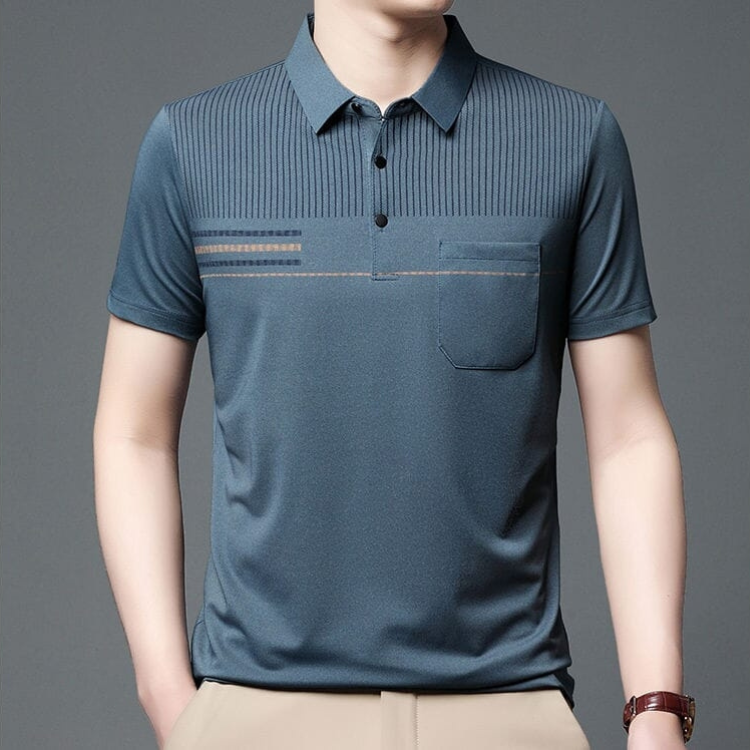 Men's Cotton Polo Shirt HARTTMAN HT236 in Light Blue