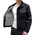 Men's Denim Jacket HARTTMAN HT133 in Black