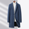 Men's Wool Overcoat HARTTMAN HT224 in Blue