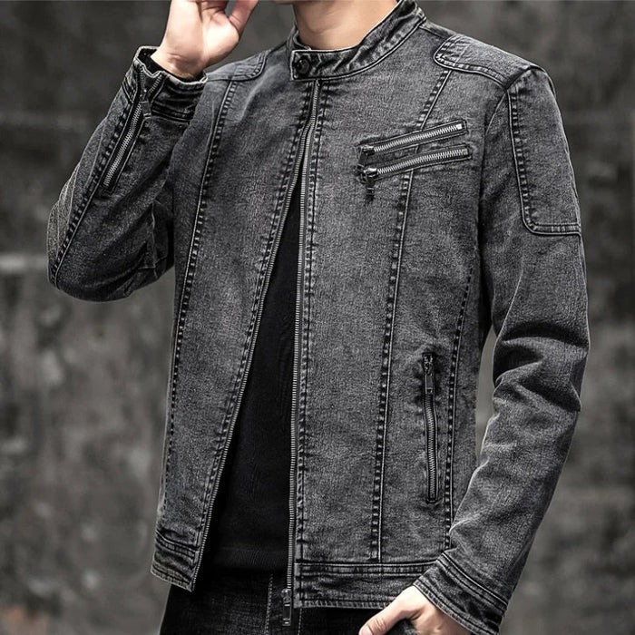 Men's Denim Jacket HARTTMAN HT162 in Grey