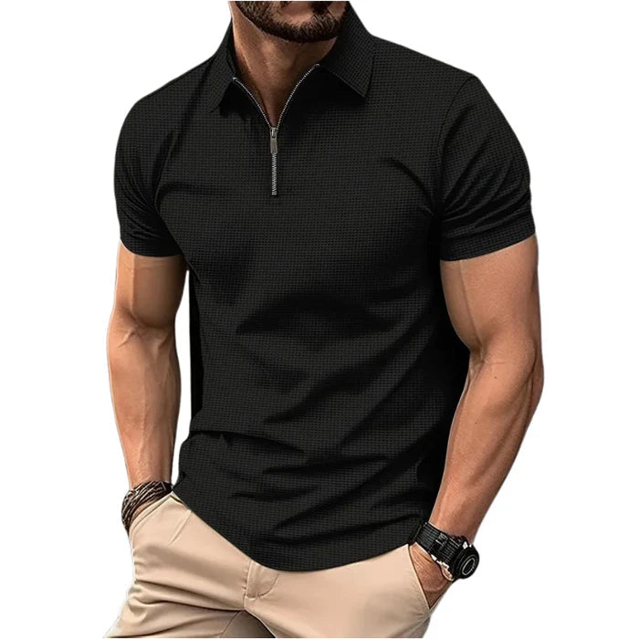 Men's Cotton Polo Shirt HARTTMAN HT104 in Black