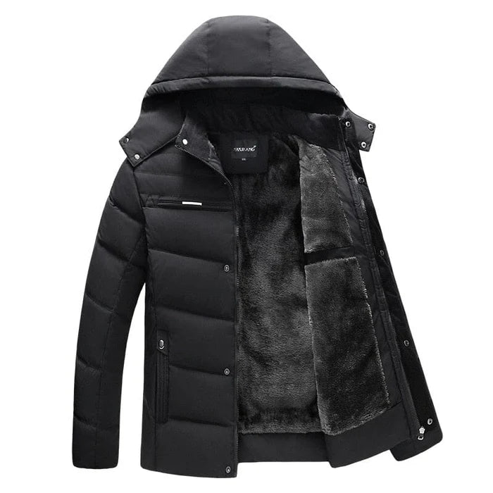 Men's Winter Jacket HARTTMAN HT089, For Temperatures Down to -15°C in Black
