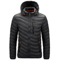 Men's Puffer Jacket HARTTMAN HT090, Withstands Down to -10°C in Black